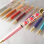 【浮游花筆】-粉紅 Pink  純手工製作 客製化名字