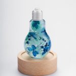 浮游花燈泡小夜燈-自由藍