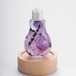 浮游花燈泡小夜燈-美艷紫