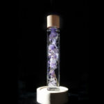 浮游花立柱小夜燈-薰衣草